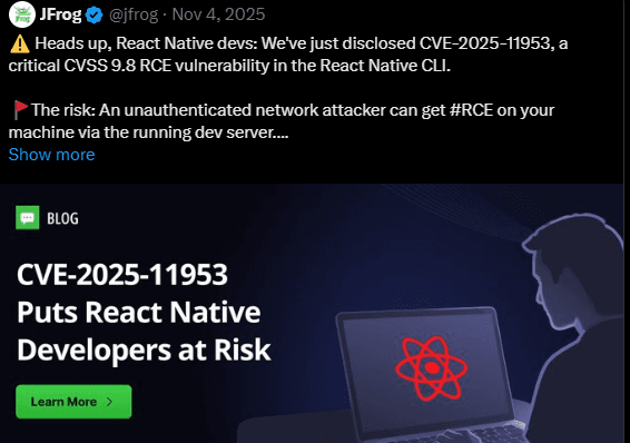 Metro Development Server Vuln